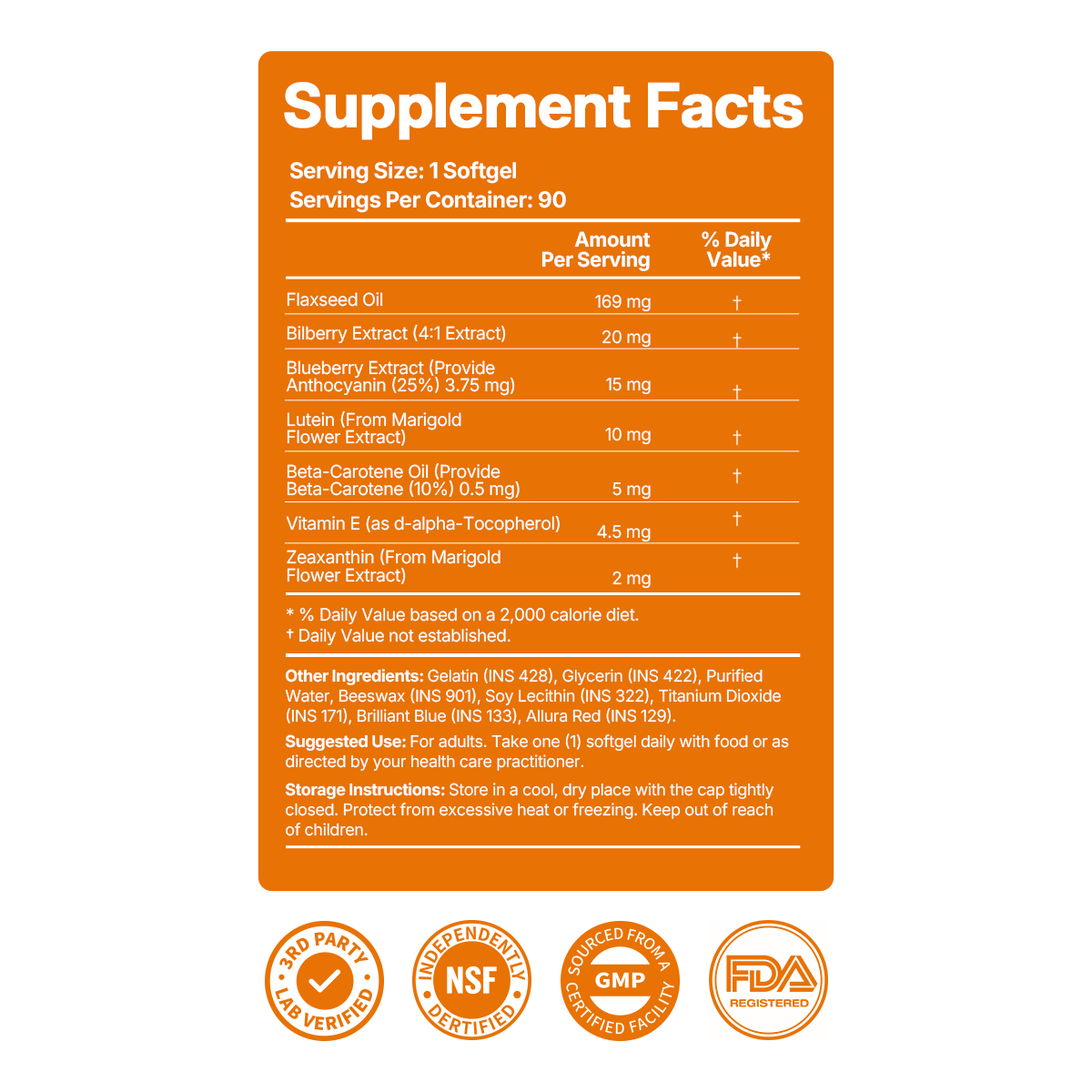 Lutein Blueberry Softgel